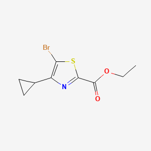 Ethyl 5-bromo-4-cyclopropyl-1,3-thiazole-2-carboxylate