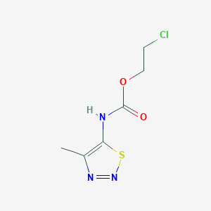 2-chloroethyl N-(4-methyl-1,2,3-thiadiazol-5-yl)carbamate