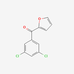 molecular formula C11H6Cl2O2 B2353991 2-(3,5-Dichlorobenzoyl)furan CAS No. 1249845-37-1