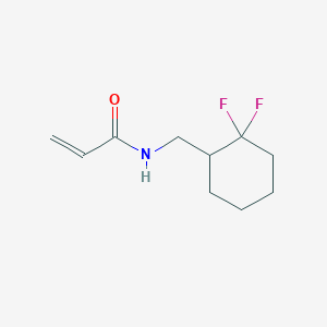 N-[(2,2-Difluorocyclohexyl)methyl]prop-2-enamide