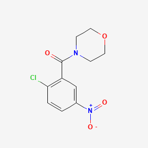 molecular formula C11H11ClN2O4 B2354002 4-(2-Chloro-5-nitrobenzoyl)morpholine CAS No. 142439-65-4