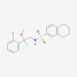 N-[2-(2-Fluorophenyl)-2-methoxypropyl]-5,6,7,8-tetrahydronaphthalene-2-sulfonamide