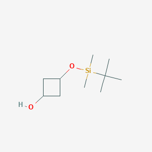molecular formula C10H22O2Si B2354087 cis-3-[[(1,1-Dimethylethyl)dimethylsilyl]oxy]cyclobutanol CAS No. 1408075-44-4