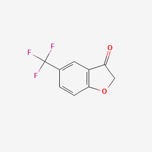 molecular formula C9H5F3O2 B2354090 5-(Trifluoromethyl)benzofuran-3(2H)-one CAS No. 1337847-19-4