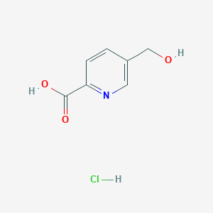 molecular formula C7H8ClNO3 B2354129 5-(羟甲基)吡啶-2-甲酸盐酸盐 CAS No. 2155855-73-3