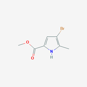 molecular formula C7H8BrNO2 B2354160 Methyl 4-bromo-5-methyl-1H-pyrrole-2-carboxylate CAS No. 203207-18-5