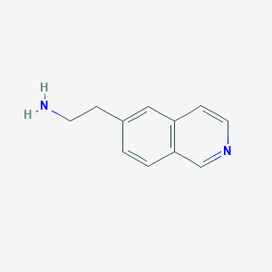 molecular formula C11H12N2 B2354161 2-(异喹啉-6-基)乙胺 CAS No. 1000505-67-8