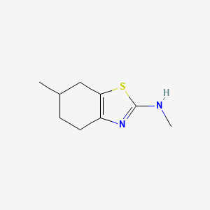 N,6-dimethyl-4,5,6,7-tetrahydro-1,3-benzothiazol-2-amine