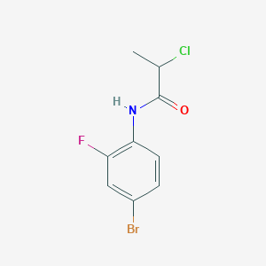 N-(4-bromo-2-fluorophenyl)-2-chloropropanamide