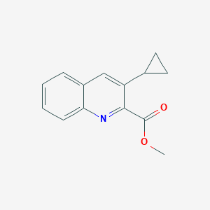 Methyl 3-cyclopropylquinoline-2-carboxylate