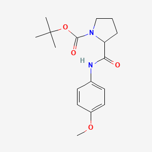 B2354191 Tert-butyl 2-[(4-methoxyphenyl)carbamoyl]pyrrolidine-1-carboxylate CAS No. 1093957-22-2
