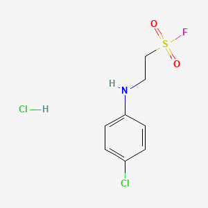 2-((4-Chlorophenyl)amino)ethanesulfonyl fluoride hydrochloride