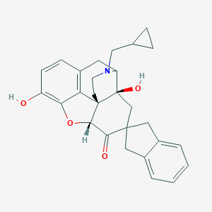 (4As,7aR,12bS)-3-(cyclopropylmethyl)-4a,9-dihydroxyspiro[1,2,4,5,7a,13-hexahydro-4,12-methanobenzofuro[3,2-e]isoquinoline-6,2'-1,3-dihydroindene]-7-one