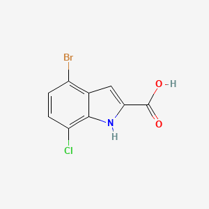 4-bromo-7-chloro-1H-indole-2-carboxylic acid