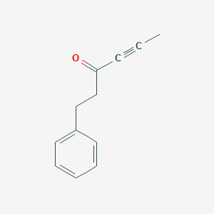 molecular formula C12H12O B023543 1-Phenyl-4-hexyn-3-one CAS No. 122124-41-8