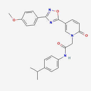 N-(4-isopropylphenyl)-2-(5-(3-(4-methoxyphenyl)-1,2,4-oxadiazol-5-yl)-2-oxopyridin-1(2H)-yl)acetamide