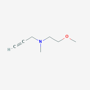 molecular formula C7H13NO B2354361 (2-Methoxyethyl)(methyl)(prop-2-yn-1-yl)amine CAS No. 220699-99-0