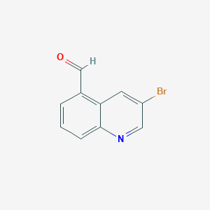 molecular formula C10H6BrNO B2354375 3-Bromoquinoline-5-carbaldehyde CAS No. 2089648-96-2