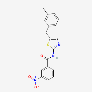 N-[5-(3-methylbenzyl)-1,3-thiazol-2-yl]-3-nitrobenzamide