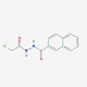 molecular formula C13H11ClN2O2 B2354432 N'-(2-chloroacetyl)naphthalene-2-carbohydrazide CAS No. 300665-28-5