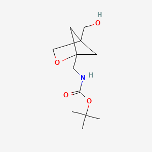 tert-butyl N-[[4-(hydroxymethyl)-2-oxabicyclo[2.1.1]hexan-1-yl]methyl]carbamate