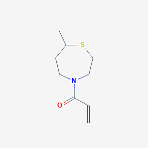 1-(7-Methyl-1,4-thiazepan-4-yl)prop-2-en-1-one