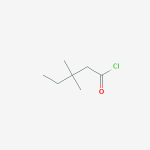 molecular formula C7H13ClO B2354493 3,3-二甲基戊酰氯 CAS No. 79097-84-0