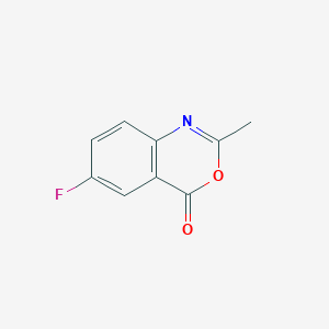 molecular formula C9H6FNO2 B2354497 6-氟-2-甲基-4H-苯并[d][1,3]恶嗪-4-酮 CAS No. 38520-78-4