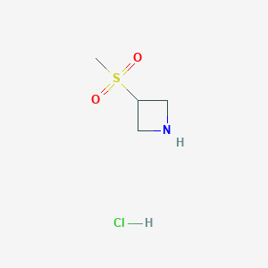B2354498 3-(Methylsulfonyl)azetidine hydrochloride CAS No. 106859-45-4; 1400764-60-4; 935668-43-2