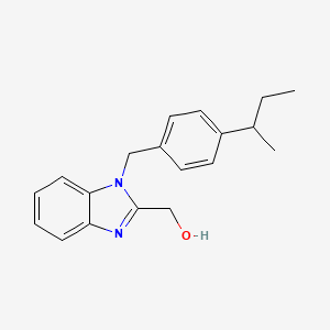 (1-(4-(sec-butyl)benzyl)-1H-benzo[d]imidazol-2-yl)methanol