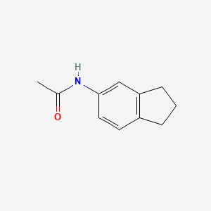 molecular formula C11H13NO B2354518 N-(2,3-Dihydro-1H-inden-5-yl)acetamide CAS No. 59856-06-3
