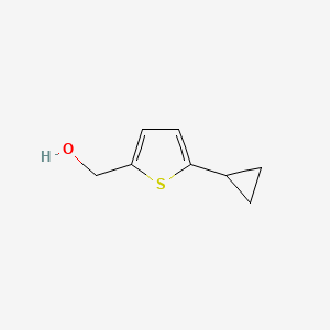 molecular formula C8H10OS B2354528 2-Thiénométhanol, 5-cyclopropyl- CAS No. 1456863-44-7