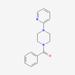 molecular formula C16H17N3O B2354534 Phenyl 4-(2-pyridyl)piperazinyl ketone CAS No. 166438-06-8