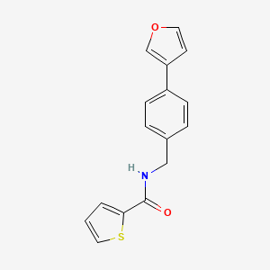 N-(4-(furan-3-yl)benzyl)thiophene-2-carboxamide
