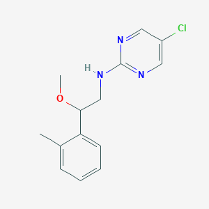 5-Chloro-N-[2-methoxy-2-(2-methylphenyl)ethyl]pyrimidin-2-amine
