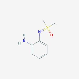 molecular formula C8H12N2OS B2354579 [(2-Aminophenyl)imino]dimethyl-lambda6-sulfanone CAS No. 1862526-31-5