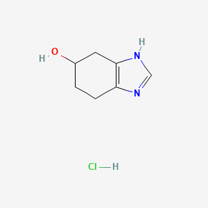 4,5,6,7-tetrahydro-1H-1,3-benzodiazol-5-ol hydrochloride
