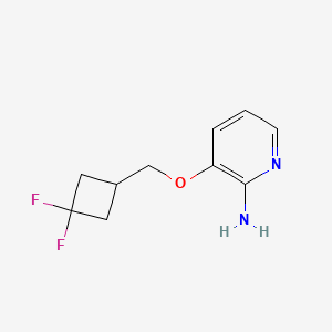 3-[(3,3-Difluorocyclobutyl)methoxy]pyridin-2-amine