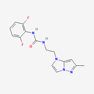 1-(2,6-difluorophenyl)-3-(2-(6-methyl-1H-imidazo[1,2-b]pyrazol-1-yl)ethyl)urea