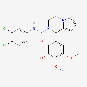 N-(3,4-dichlorophenyl)-1-(3,4,5-trimethoxyphenyl)-3,4-dihydropyrrolo[1,2-a]pyrazine-2(1H)-carboxamide