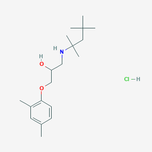 1-(2,4-Dimethylphenoxy)-3-((2,4,4-trimethylpentan-2-yl)amino)propan-2-ol hydrochloride
