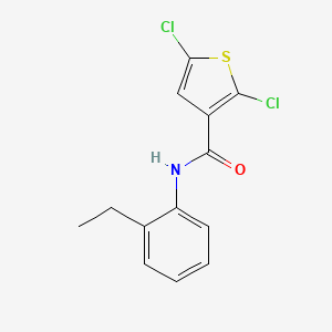 2,5-dichloro-N-(2-ethylphenyl)thiophene-3-carboxamide