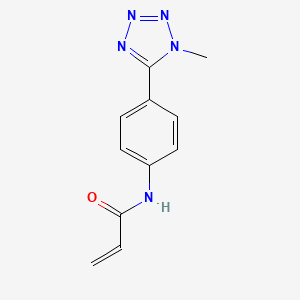 N-[4-(1-Methyltetrazol-5-yl)phenyl]prop-2-enamide
