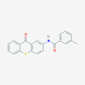 molecular formula C21H15NO2S B2354708 3-methyl-N-(9-oxothioxanthen-2-yl)benzamide CAS No. 478248-53-2