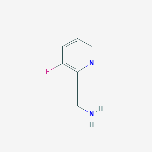 2-(3-Fluoropyridin-2-yl)-2-methylpropan-1-amine