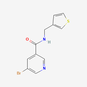 5-bromo-N-(thiophen-3-ylmethyl)nicotinamide