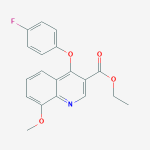 Ethyl 4-(4-fluorophenoxy)-8-methoxyquinoline-3-carboxylate