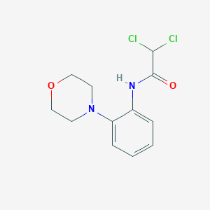 molecular formula C12H14Cl2N2O2 B2354756 2,2-dichloro-N-(2-morpholinophenyl)acetamide CAS No. 303151-24-8