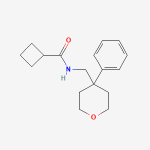 N-((4-phenyltetrahydro-2H-pyran-4-yl)methyl)cyclobutanecarboxamide