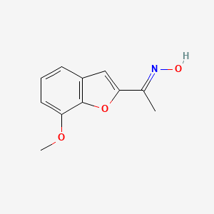 1-(7-Methoxy-1-benzofuran-2-yl)-1-ethanone oxime